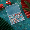 Craftdady 30Pcs 6 Style Handmade Bumpy Lampwork Beads LAMP-CD0001-19-9