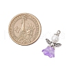 Glass Pearl Pendants PALLOY-JF03655-02-2