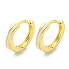 Brass Hoop Earrings EJEW-L211-005G-1