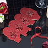  10Pcs Laser Cut Paper Hollow Out Heart & Flowers Candy Boxes CON-TA0001-10D-15