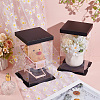 Folding Clear Plastic Gift Storage Boxes CON-WH0106-09B-4