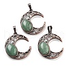 Natural Green Aventurine Pendants G-L602-01R-19-1