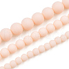 Opaque Glass Beads Strands GLAA-T032-P8mm-MD09-4