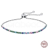 Anti-Tarnish Colorful Cubic Zirconia Tennis Bracelet BJEW-I314-003P-4