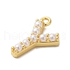 Plastic Imitation Pearl Pendants KK-P230-17G-Y-2