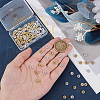 Beebeecraft 100Pcs 2 Colors Rack Plating Brass Rhinestone Spacer Beads KK-BBC0016-23A-3