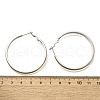 304 Stainless Steel Hoop Earrings for Women EJEW-C096-43GP-04-3