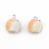 Opaque Resin Pendants RESI-T053-06-2