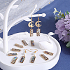 SUNNYCLUE 12Pcs Natural Paua Shell Pendants KK-SC0005-37-4