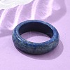 Natural Gemstone Plain Band Ring for Women RJEW-P044-01A-M-2