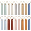 SUNNYCLUE 9 Colors PU Leather Keychain KEYC-SC0001-27-1