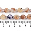 Natural Green Opal Beads Strands G-O201B-142G-5