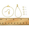 75Pcs 5 Styles 304 Stainless Steel Wire Pendants FIND-FS0002-24-5