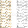 Unicraftale 20Pcs 2 Color 201 Stainless Steel Links Connectors STAS-UN0031-19-1