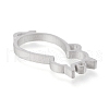 Tarnish Resistant 304 Stainless Steel Open Back Bezel Pendants STAS-K208-10P-2