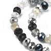 Electroplate Glass Beads Strands EGLA-YW0002-D01-2