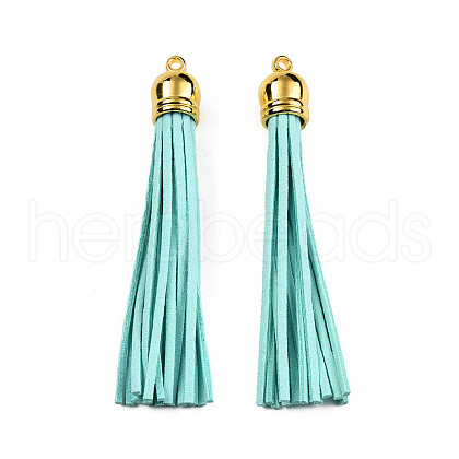 Faux Suede Tassel Pendant Decorations FIND-T003-A17-1