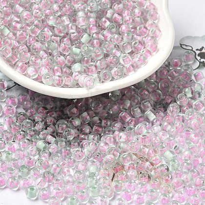 Transparent Glass Round Seed Beads SEED-B001-05A-32-1