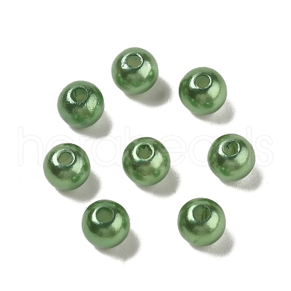 Imitation Pearl Acrylic Beads PL610-08-1