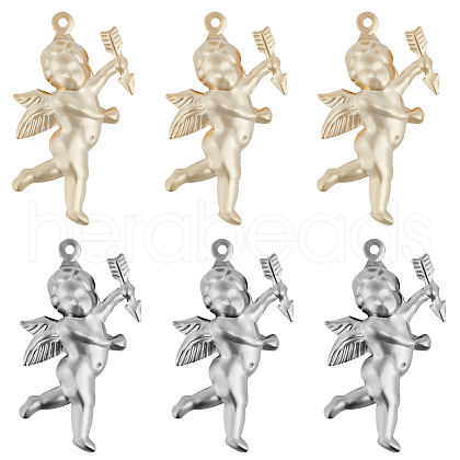 Beebeecraft 28Pcs 2 Colors Valentine's Day 304 Stainless Steel Pendants STAS-BBC0002-77-1