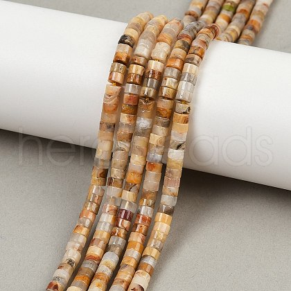 Natural Crazy Agate Beads Strands G-H230-82-1