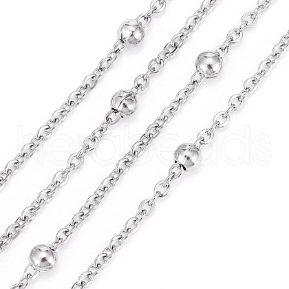 Tarnish Resistant 304 Stainless Steel Cable Chains CHS-L017-11B-1