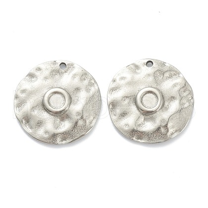 Non-Tarnish 304 Stainless Steel Pendant Cabochon Settings STAS-P279-19P-1