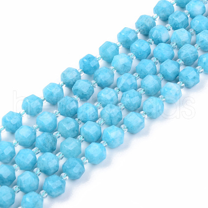 Natural Quartz Beads Strands X-G-R482-09-8mm-1-1