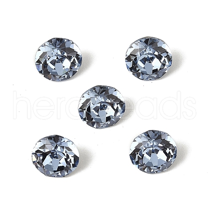 Glass Rhinestone Cabochons GLAA-A018-8mm-211-1