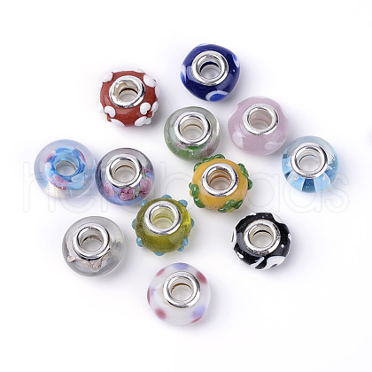 Handmade Lampwork European Beads LPDL-X0003-1