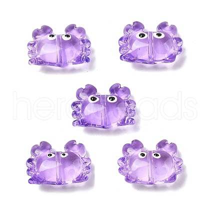 Handmade Lampwork Enamel Beads LAMP-V001-08E-1