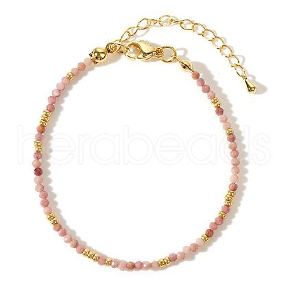 Bohemian Style Natural Rhodonite Beaded Bracelets Women's Fashion Accessory WQ4468-1-1
