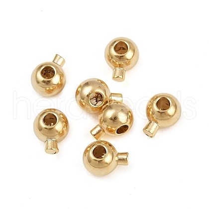 Brass Crimp Beads KK-P310-21B-G-1