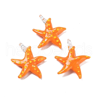 Three-Dimensional Handmade Lampwork Pendants LAMP-D020-01A-1