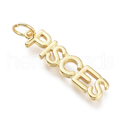 Brass Pendants ZIRC-I048-15G-09-1