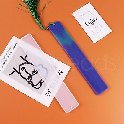 DIY Rectangle Musical Instruments Bookmark Silicone Molds DIY-F089-03C-1