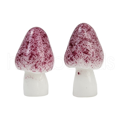 Mushroom Series Resin Display Decorations DJEW-S002-01C-1