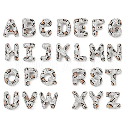 Brass Micro Pave Cubic Zirconia Pendants KK-Z108-01P-1