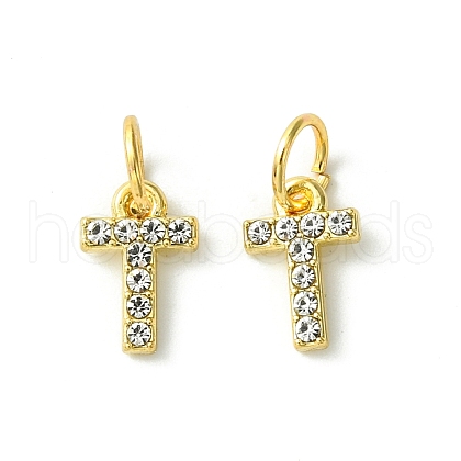 Rack Plating Alloy Rhinestone Pendants PALLOY-S187-01T-1