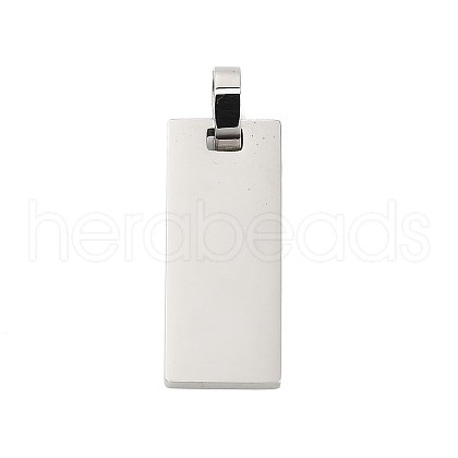 304 Stainless Steel Stamping Blank Tag Pendants STAS-Z126-03P-03-1