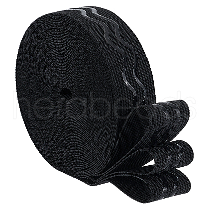 Polycotton Non Slip Knitted Cord SRIB-WH0011-254-1