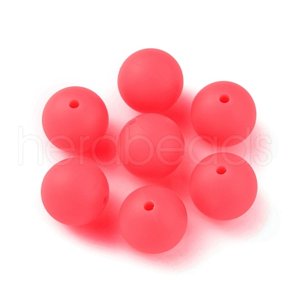 Food Grade Eco-Friendly Silicone Focal Beads SIL-WH0013-01I-1