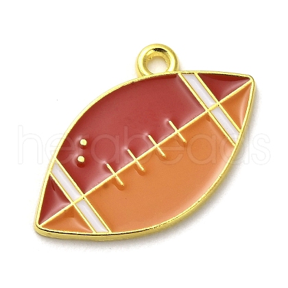 Alloy Enamel Pendants ENAM-R145-01G-1