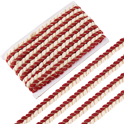 Two Tone Polycotton Braided Rioon OCOR-WH0097-56B-1