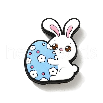 Easter Themed Silicone Focal Beads SIL-L006-A04-1