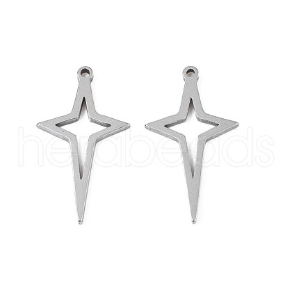 304 Stainless Steel Pendants STAS-N095-099-1