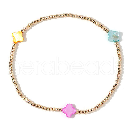 Fashionable European and American Style Shell Clover Bracelet for Best Friends. XK2364-1