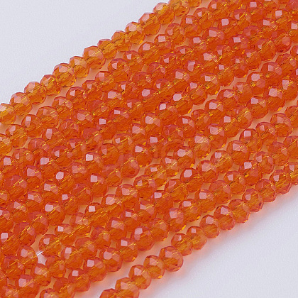Glass Beads Strands GLAA-G045-B01-1