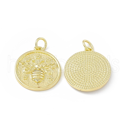 Rack Plating Brass Pendants KK-B065-21G-1