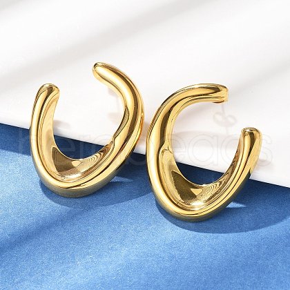 304 Stainless Steel Stud Earrings EJEW-D319-03G-1